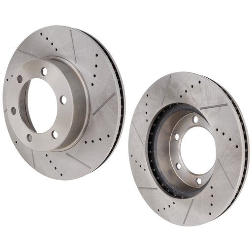 Disc Brake Rotor CarParts SET-STPT27110064DRS2