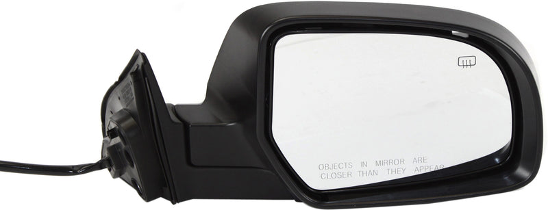 Set Of 2 - Mirrors Power Manual Folding Heated With 1 Paintable and 1 Textured Black Cap | SU1320124,SU1321124