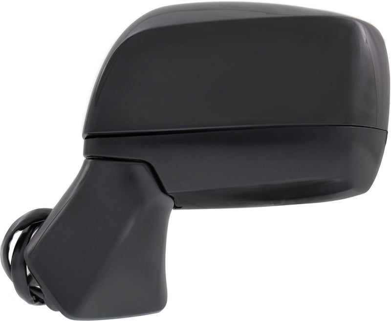 Set Of 2 - Mirrors Power Manual Folding Heated With 1 Paintable and 1 Textured Black Cap