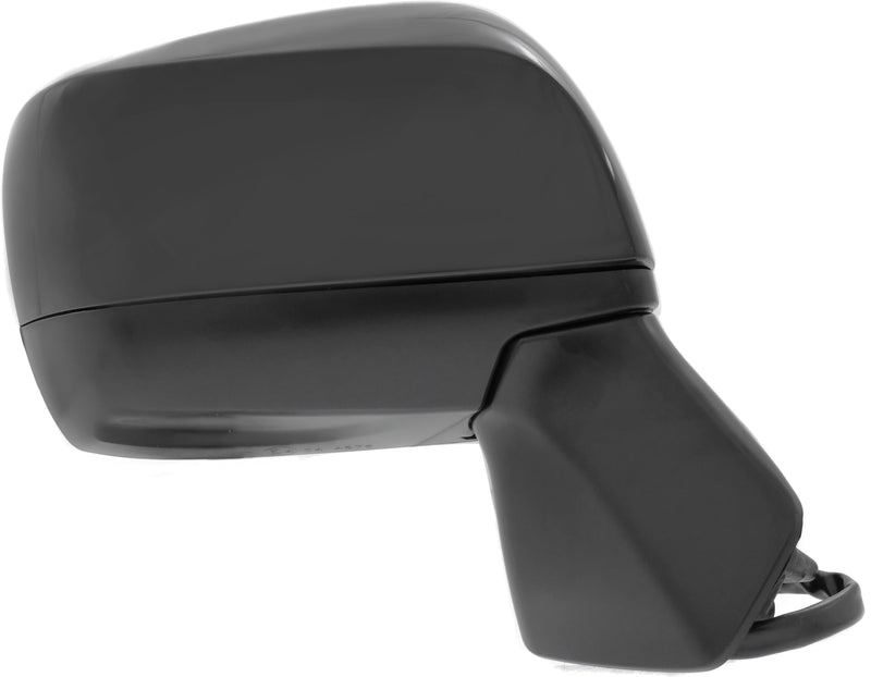 Set Of 2 - Mirrors Power Manual Folding Heated With 1 Paintable and 1 Textured Black Cap