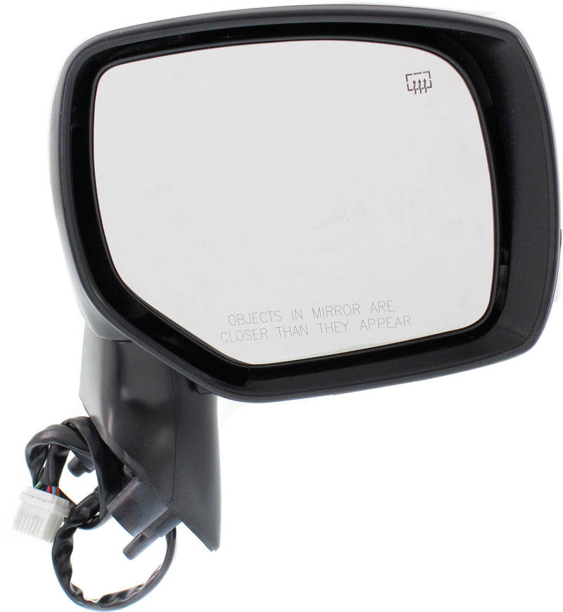 Set Of 2 - Mirrors Power Manual Folding Heated With 1 Paintable and 1 Textured Black Cap