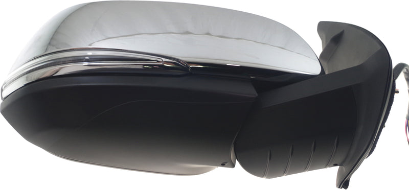 Set Of 2 - Mirrors Power Manual Folding Heated Chrome In-housing Signal Light | TO1321353,TO1320353