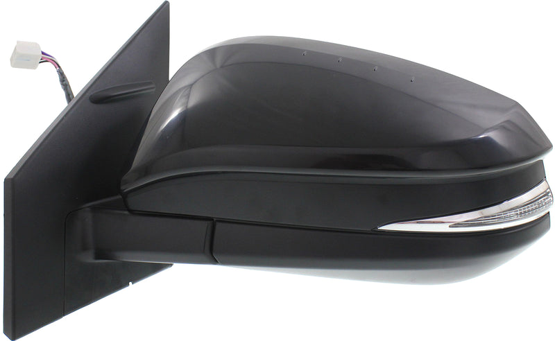 Set Of 2 - Mirrors Power Heated Manual Folding In-housing Signal Light Without Blind Spot Feature Japan or North America Built Vehicle | TO1321310,TO1320310