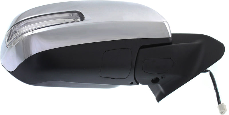 Mirrors Power Manual Folding Non-Heated Chrome In-housing Signal Light | TO1321285,TO1320285