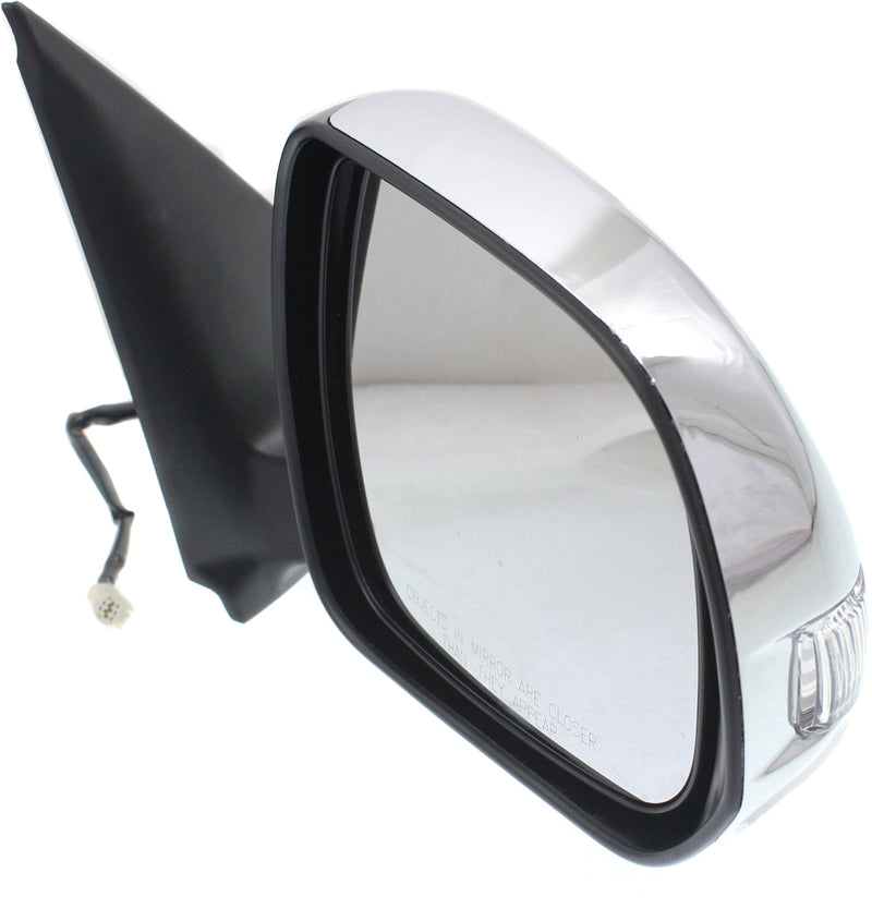 Mirrors Power Manual Folding Non-Heated Chrome In-housing Signal Light | TO1321285,TO1320285