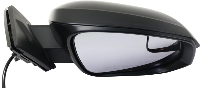 Mirrors Power Manual Folding Non-Heated Textured Black USA Built Vehicle