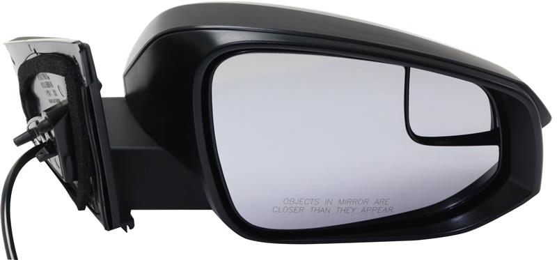 Mirrors Power Manual Folding Non-Heated Textured Black USA Built Vehicle