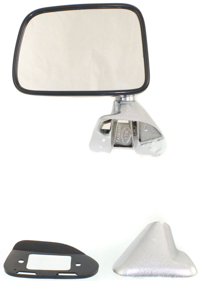 Mirrors Manual Adjust Manual Folding Non-Heated Chrome Without Signal Light