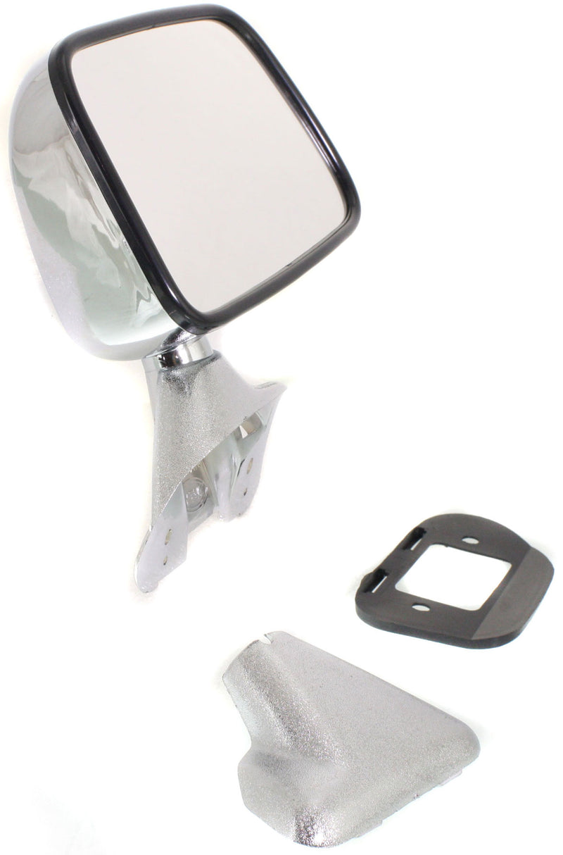 Mirrors Manual Adjust Manual Folding Non-Heated Chrome Without Signal Light