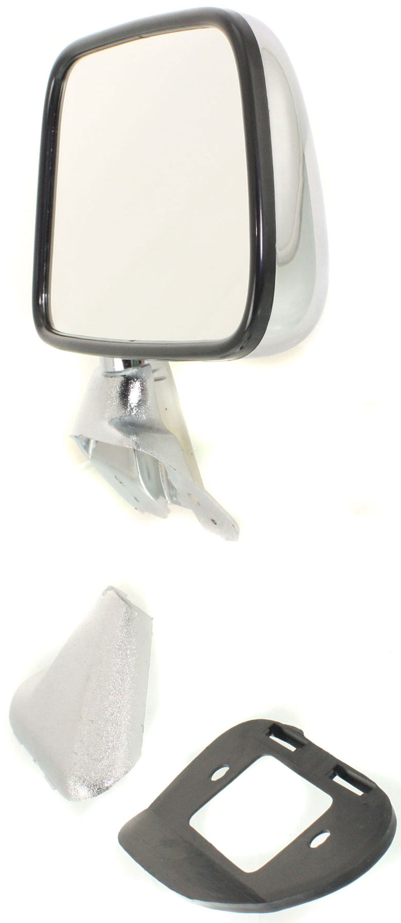 Mirrors Manual Adjust Manual Folding Non-Heated Chrome Without Signal Light