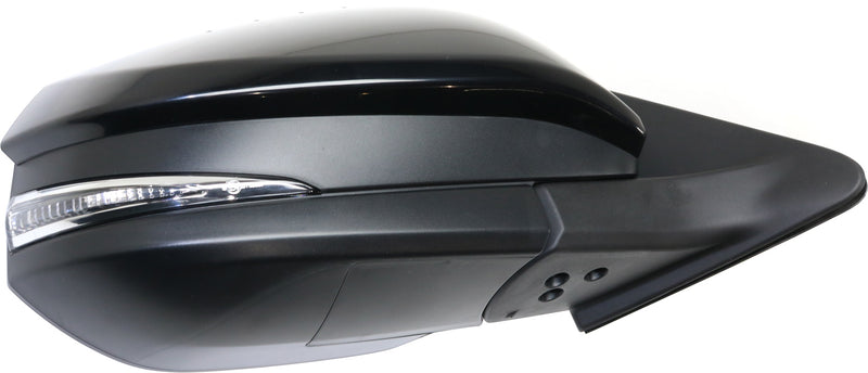 Driver and Passenger Side Mirrors, Power, Manual Folding, Heated, Paintable, In-housing Signal Light, Without memory, Without Puddle Light, Without Auto-Dimming, Without Blind Spot Feature