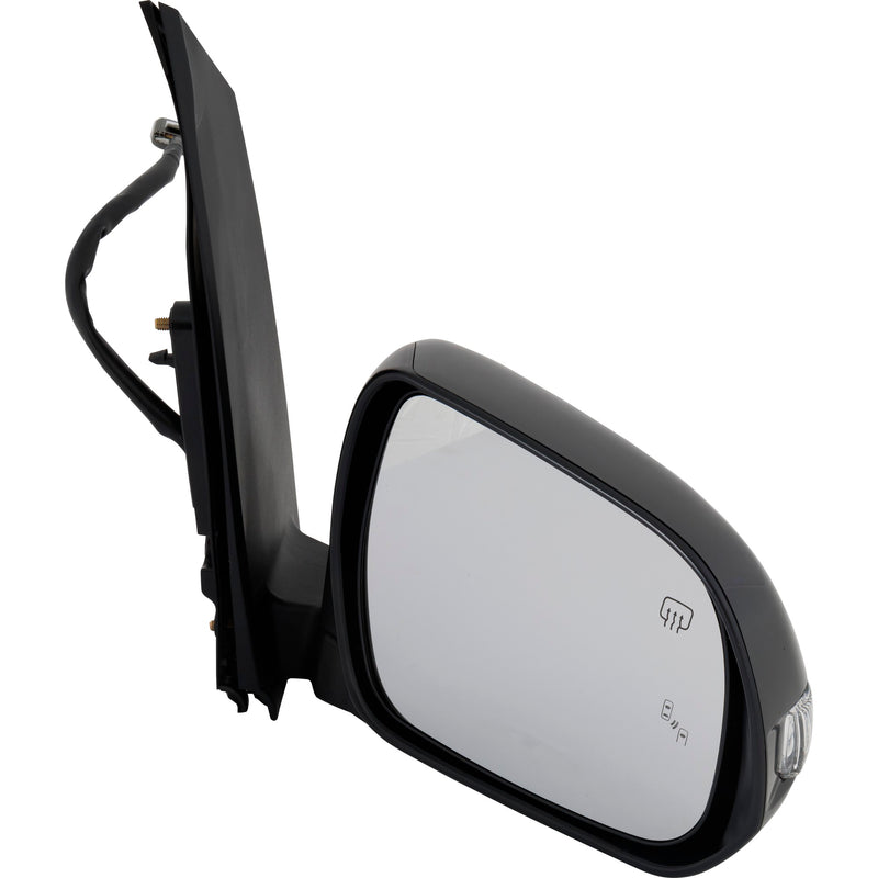 Set Of 2 - Mirrors Power Heated Manual Folding In-housing Signal Light with Memory with Puddle Light with Blind Spot Detection in Glass | TO1320359,TO1321359