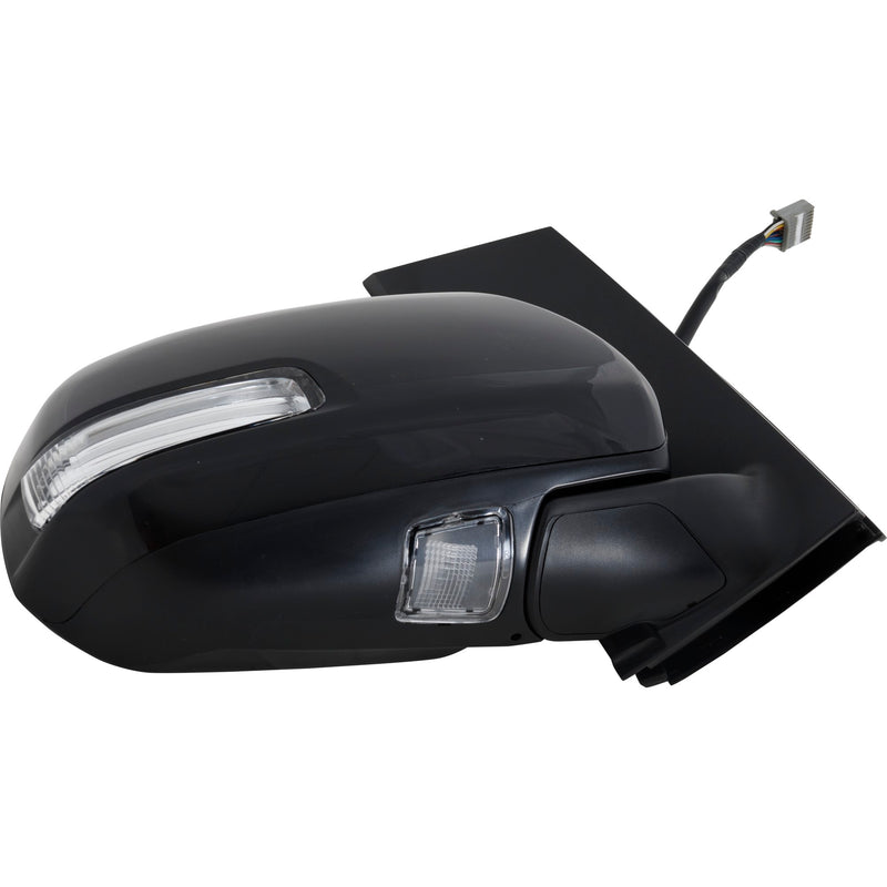 Set Of 2 - Mirrors Power Heated Manual Folding In-housing Signal Light with Memory with Puddle Light with Blind Spot Detection in Glass | TO1320359,TO1321359