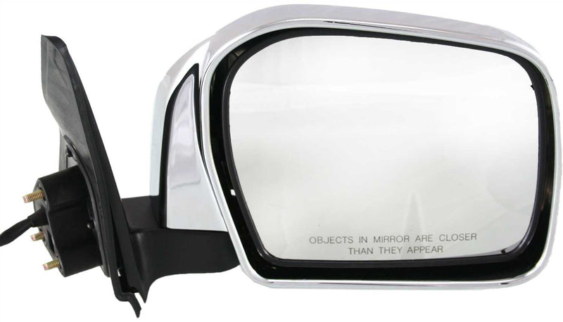 Set Of 2 - Mirrors Power Manual Folding Non-Heated Chrome Without Signal Light | TO1320159,TO1321159