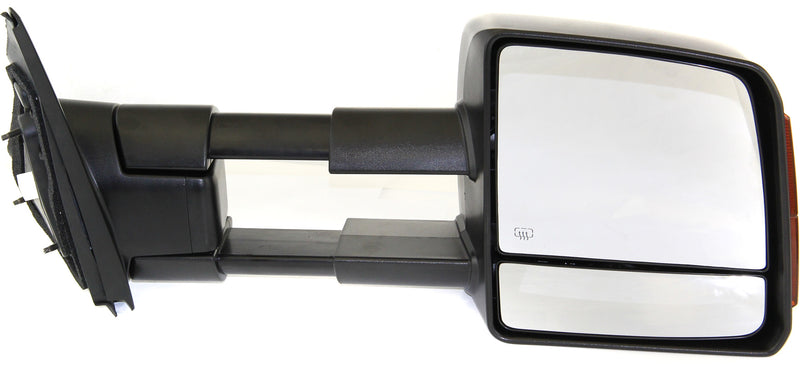 Set Of 2 - Towing Mirror Power Manual Folding Heated Textured Black In-housing Signal Light | TO1320243,TO1321243