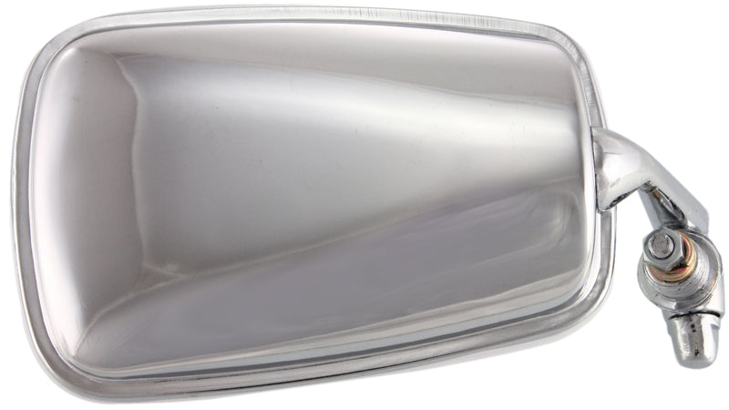 Set Of 2 - Mirrors Manual Adjust Non-Folding Non-Heated Chrome Without Signal Light Sedan | VW1320101,VW1321101