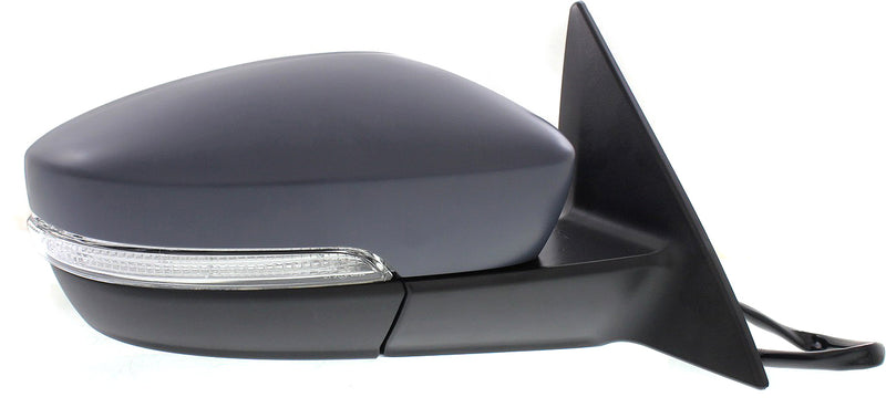 Driver And Passenger Side Mirrors Power Manual Folding Heated Paintable In-Housing Signal Light Without Blind Spot Feature | VW1320147,VW1321147