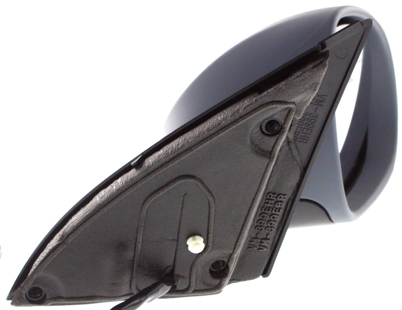 Set Of 2 - Mirrors Power Heated Manual Folding In-housing Signal Light Black Base | VW1320136,VW1321136