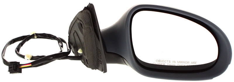 Set Of 2 - Mirrors Power Heated Manual Folding In-housing Signal Light Black Base | VW1320136,VW1321136