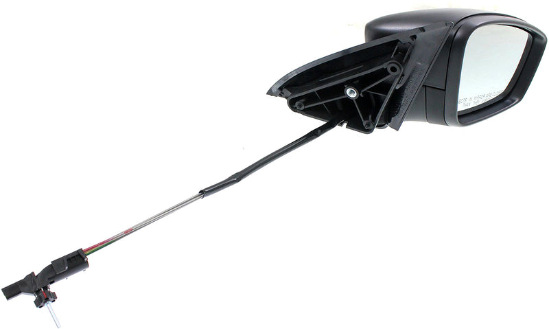 Mirrors Manual Adjust Manual Folding Non-Heated Textured Black | VW1321150,VW1320150