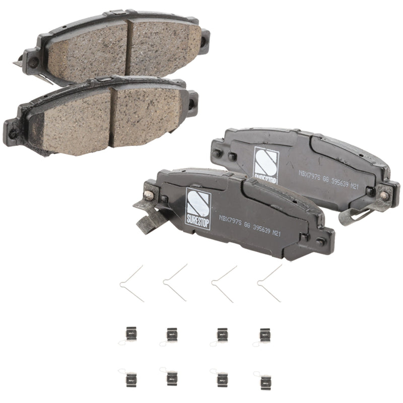 Disc Brake Pad Set CarParts STPSSCP572