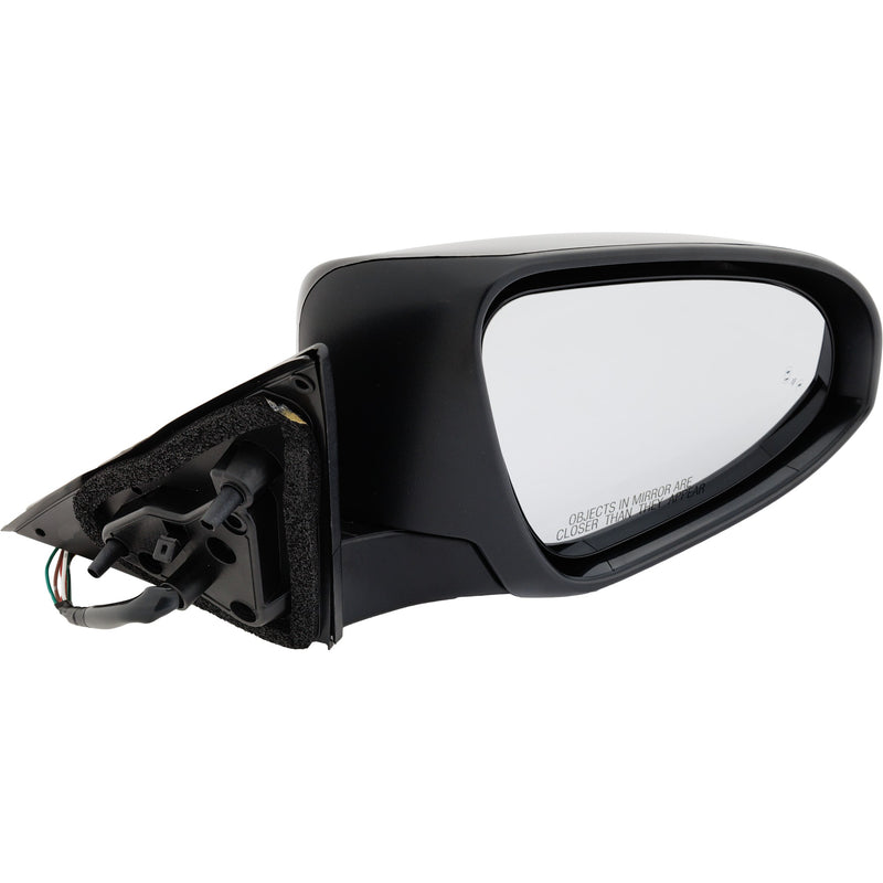 Passenger Side Mirror, Power, Manual Folding, Heated, , W/o Signal Light, W/o memory, W/o Puddle Light, W/o Auto-Dimming, With Blind Spot Detection in Glass | TO1321316