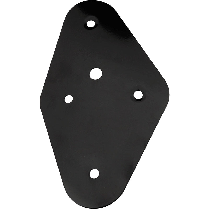 Passenger Side Hood Mirror, Manual Adjust, Non-Folding, Heated, Chrome, W/o Signal Light