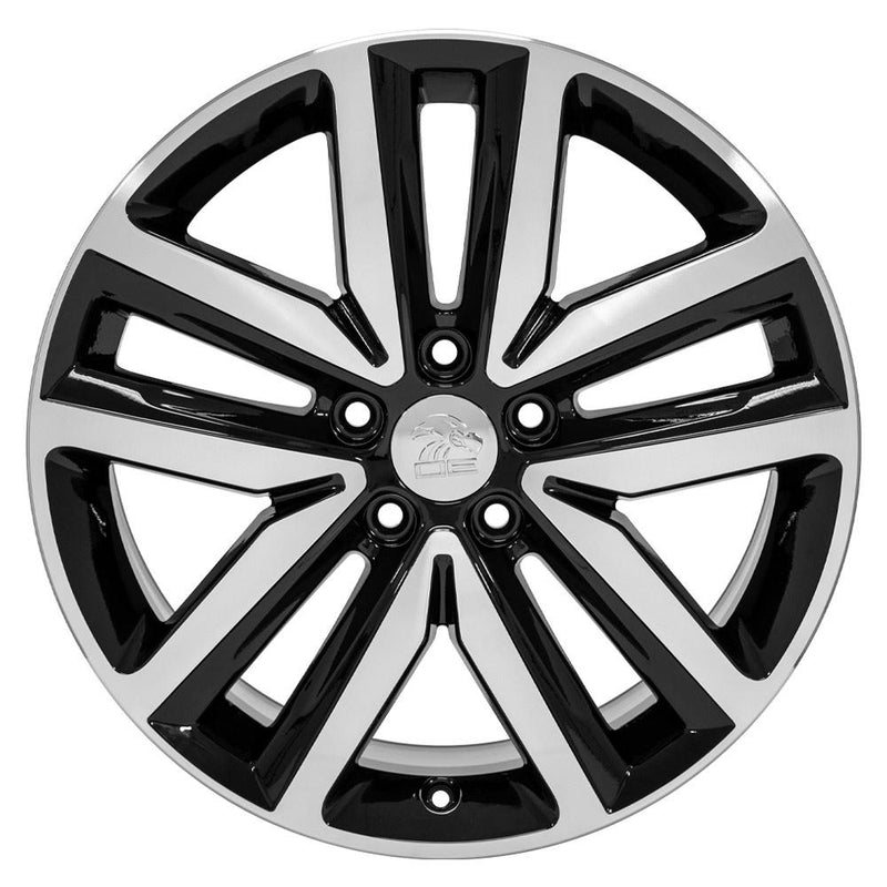 Wheel 18in Replica VW27 fits Volkswagen Jetta 18x7.5 Black Machined