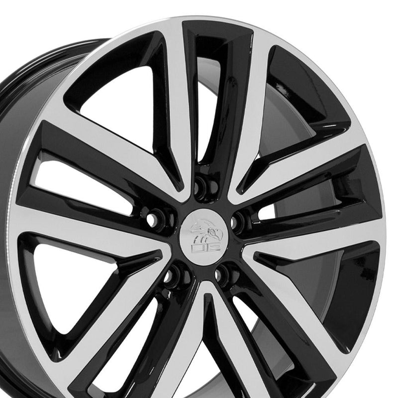 Wheel 18in Replica VW27 fits Volkswagen Jetta 18x7.5 Black Machined
