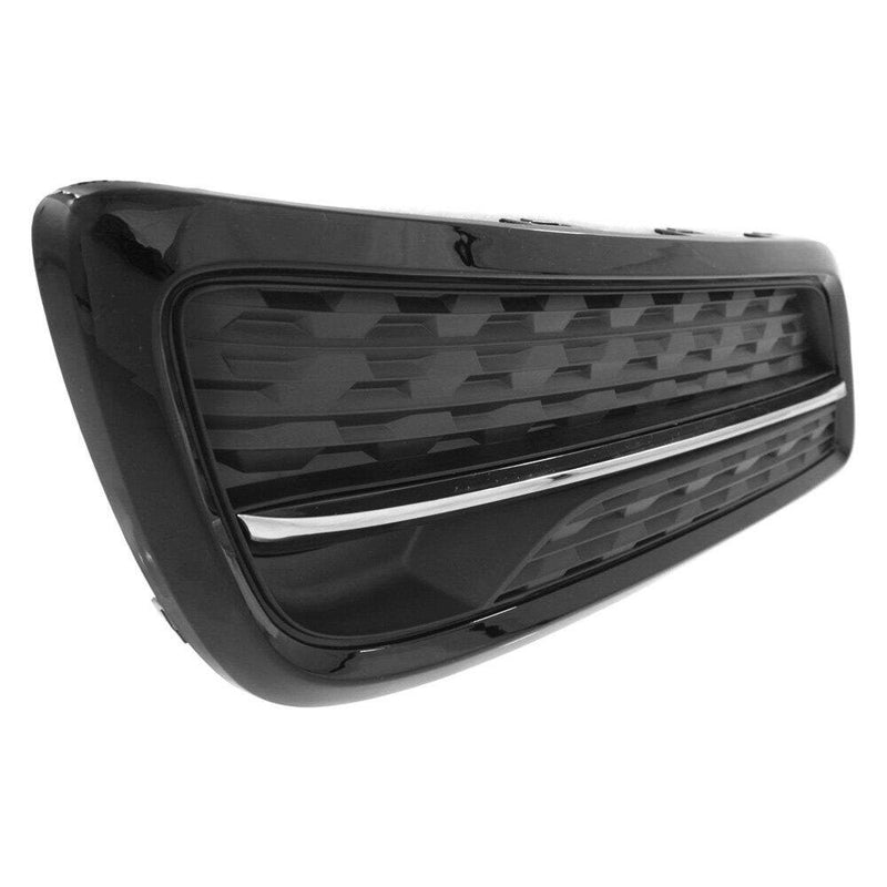 Driver Side Fog Light Cover – Black with Chrome Molding