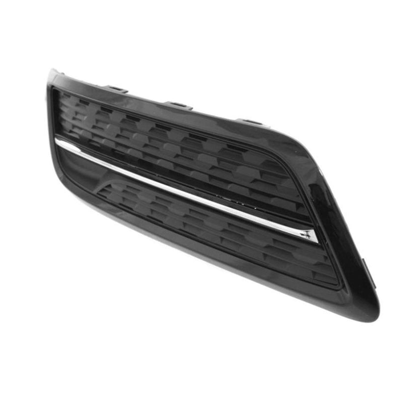 Driver Side Fog Light Cover – Black with Chrome Molding