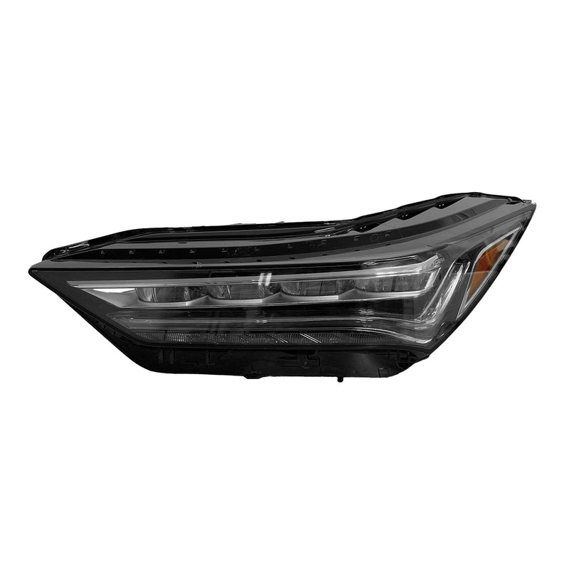 Remanufactured OE Driver Side LED Headlight Assembly; For Base/Advanced And Technology Package; With Chrome Trim Around Signal