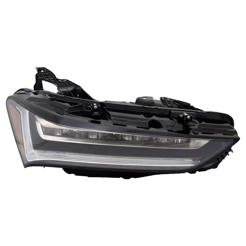 Passenger Side LED Headlight Assembly; Except A-Spec And S Models; Without Logo