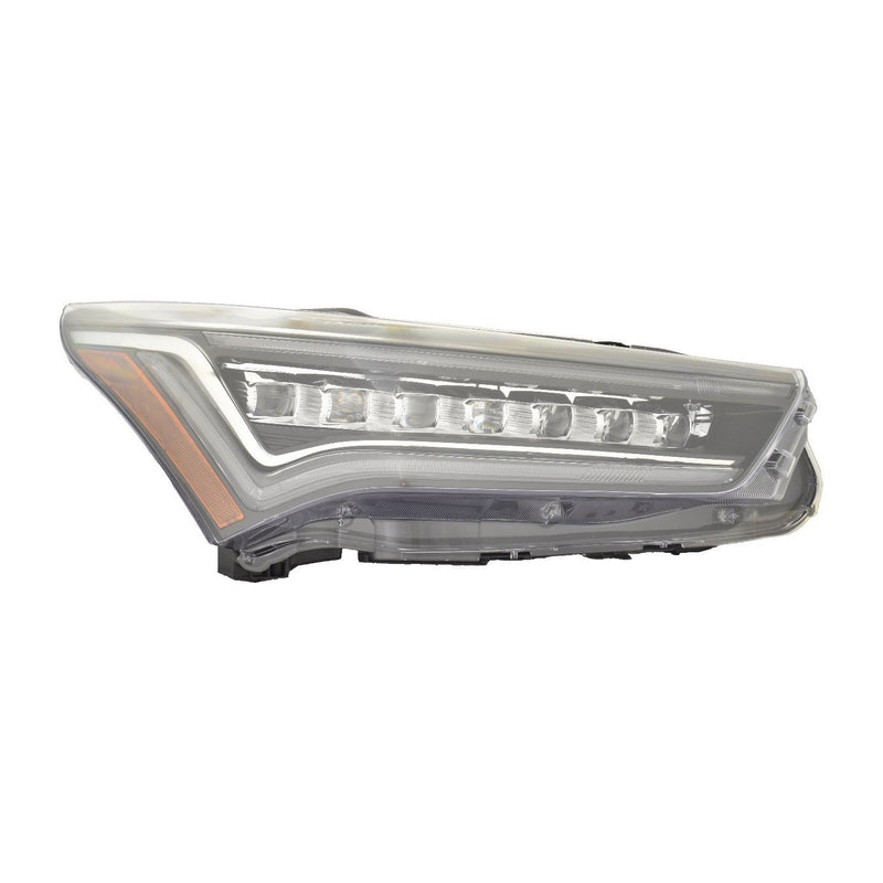 Passenger Side Headlight Assembly; Without Adaptive Lamps; Fits 2019-2021 A-Spec; Fits 2022-2025 Without Fog Lights; [Dark Upper]