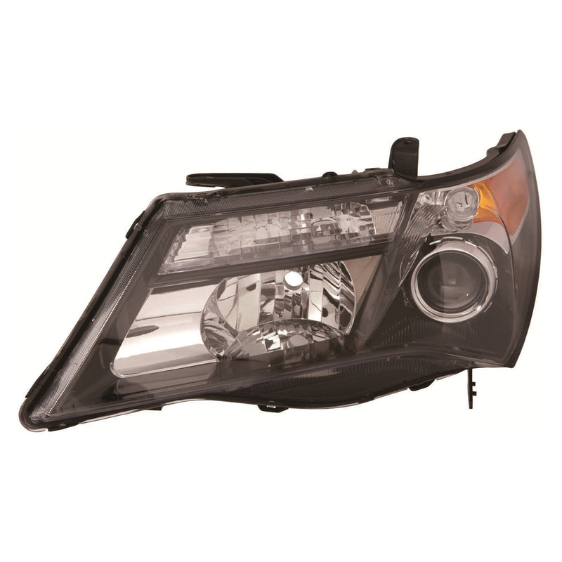 Driver Side HID Headlight Lens And Housing; For Base And Technology; Without Adaptive Lamps