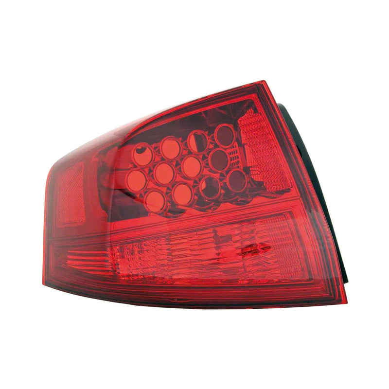 Driver Side Outer Tail Light Lens And Housing