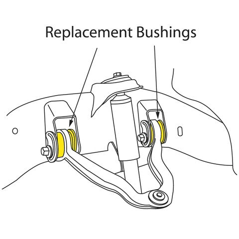 Suspension Control Arm Bushing Moog Chassis K6670