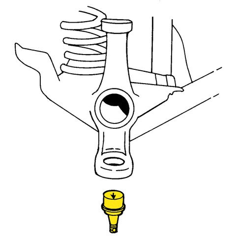 Suspension Ball Joint Moog Chassis K7403