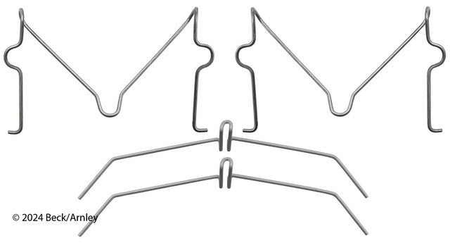 Disc Brake Hardware Kit Beck Arnley 084-0876