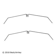 Disc Brake Hardware Kit Beck Arnley 084-1496