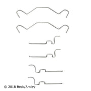 Disc Brake Hardware Kit Beck Arnley 084-1755