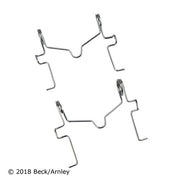 Disc Brake Hardware Kit Beck Arnley 084-1854