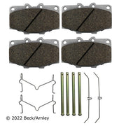 Disc Brake Pad and Hardware Kit Beck Arnley 085-5852