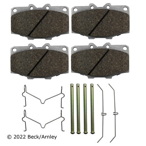 Disc Brake Pad and Hardware Kit Beck Arnley 085-5852