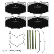 Disc Brake Pad and Hardware Kit Beck Arnley 085-5852