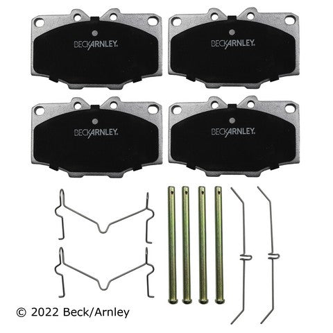 Disc Brake Pad and Hardware Kit Beck Arnley 085-5852