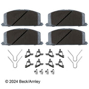 Disc Brake Pad and Hardware Kit Beck Arnley 085-6220