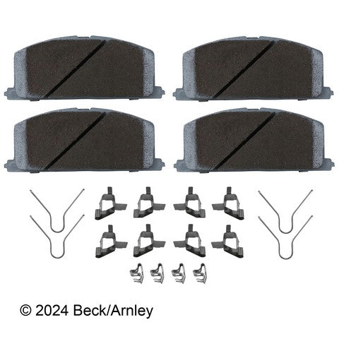 Disc Brake Pad and Hardware Kit Beck Arnley 085-6220