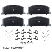 Disc Brake Pad and Hardware Kit Beck Arnley 085-6220
