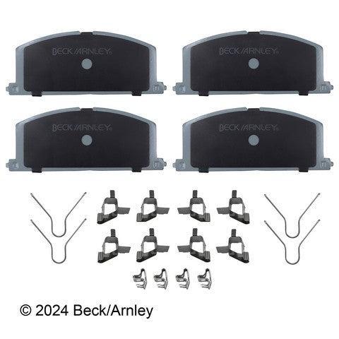 Disc Brake Pad and Hardware Kit Beck Arnley 085-6220